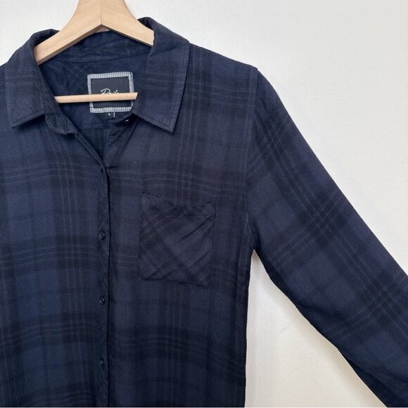 Rails Womens Small Plaid Long Sleeve Button Shirt - Picture 7 of 16